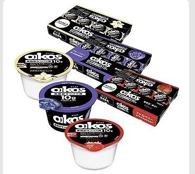 ダノン オイコス ヨーグルト バニラ/ブルーベリー/ストロベリー 113g×12個