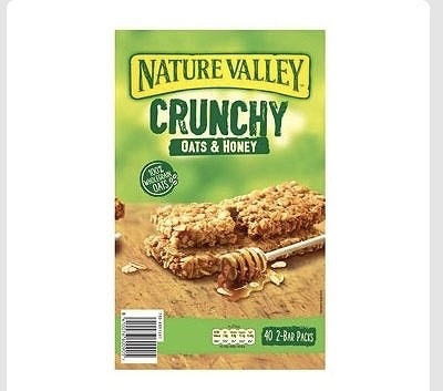 ジェネラルミルズ ネイチャーバレー オーツ＆ハニー グラノーラバー42g×40枚