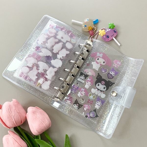 シール帳に貼ってみる