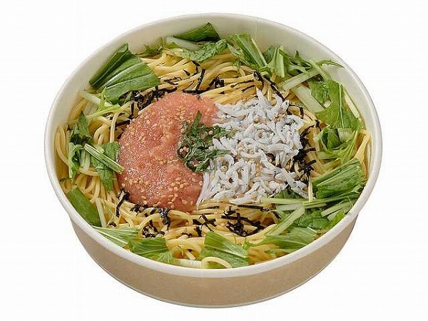 たらことしらすと大葉の和風パスタ
