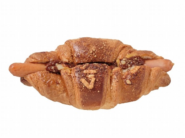 クロワッサン　ソーセージミートソース