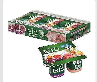 ダノンビオ　イチジク＆ピーチ　75g×4パック×6個