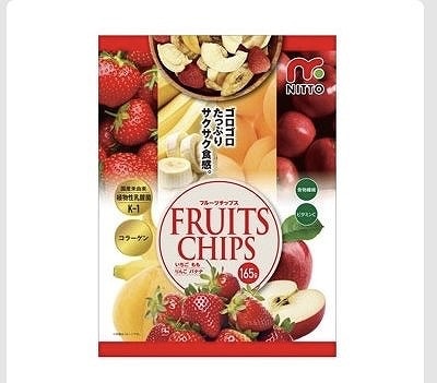フルーツチップス（イチゴ・黄桃・リンゴ・バナナ）165g