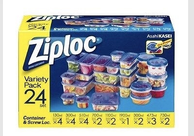ジップロック　コンテナー　バラエティパック　24組