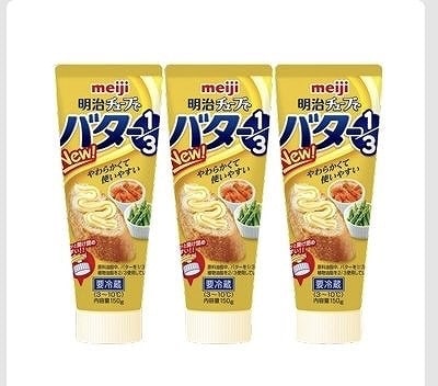 明治乳業　チューブでバター　150g×3本