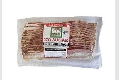 JONES　アメリカンポーク　ノーシュガー　ヒッコリースモークベーコン　グルテンフリー　454g