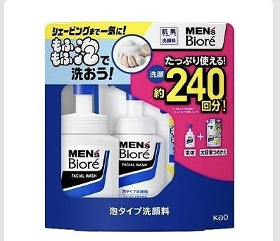 メンズビオレ 泡洗顔 本体150ml・詰替え用330ml
