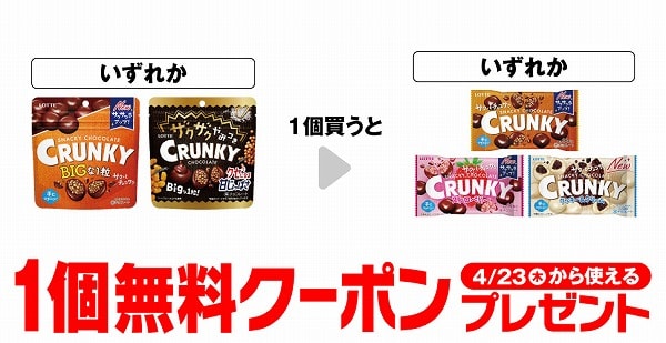 ロッテ クランキー ビッグパウチ/ロッテ ザクザクやみつき クランキー ビッグパウチ