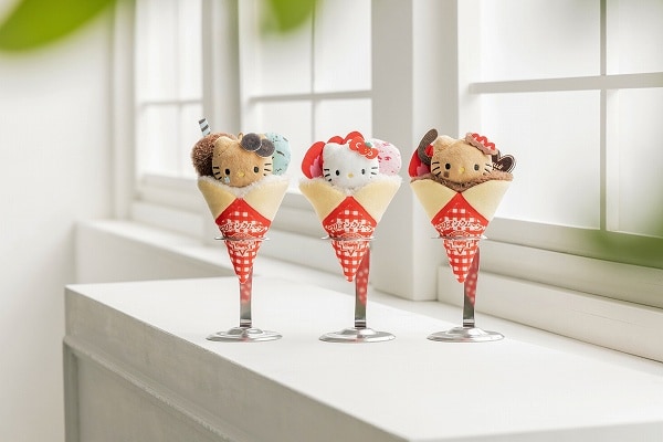 『マリオンクレープ × HELLO KITTY ぬいぐるみチャームBOOK いちごスペシャルver./いちごチョコショコラver./チョコミントクッキーver.』