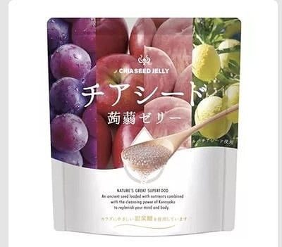 若翔　チアシード　蒟蒻ゼリー4種×60個入