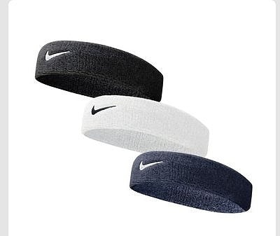 NIKE　スウッシュ　ヘッドバンド　3本セット