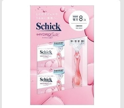 Schick　ハイドロ　シルク　女性用　本体刃1個付＋替刃8個