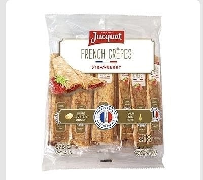 Jacquet　ストロベリークレープ　32g×18個