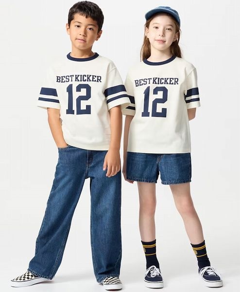 エアリズムコットングラフィッククルーネックTシャツ