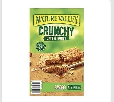 ジェネラルミルズ ネイチャーバレー オーツ＆ハニー グラノーラバー42g×40枚