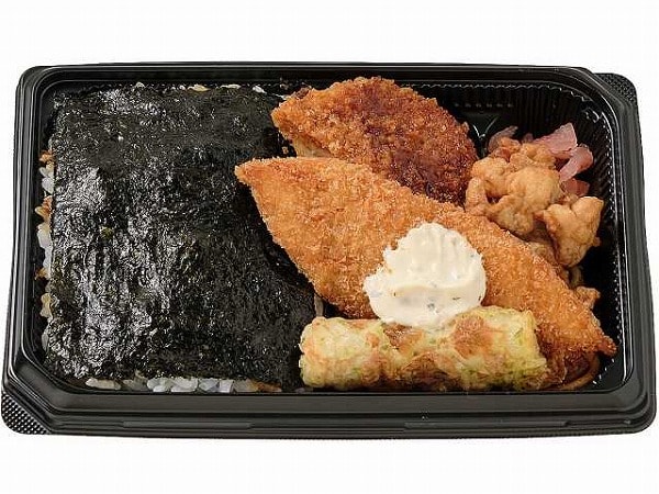 ４種おかずの海苔弁当