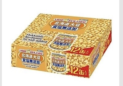 いなば食品　食塩無添加　北海道大豆　100g×12缶