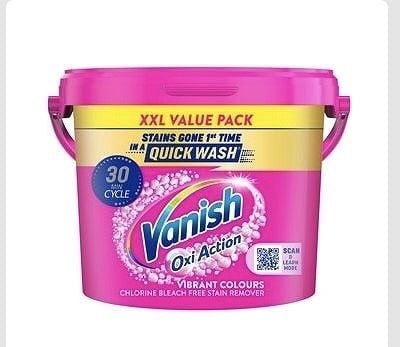 Vanish 衣料用漂白剤・シミ抜きパウダー　色落ち防止・消臭　2.4kg