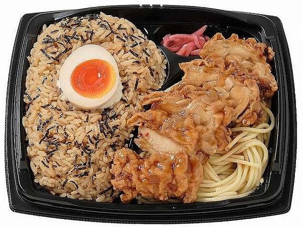 半熟煮玉子めしと油淋鶏