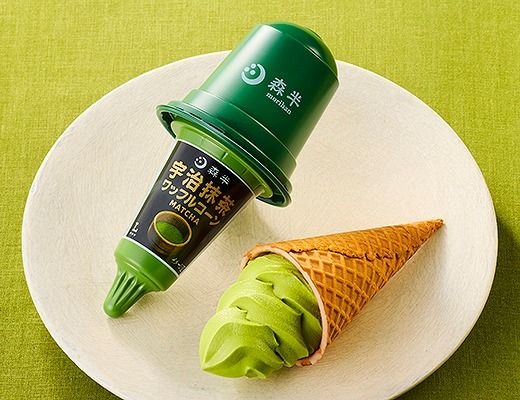 森半　宇治抹茶ワッフルコーン