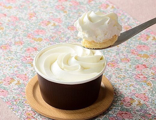 なめらか2層のチーズケーキ