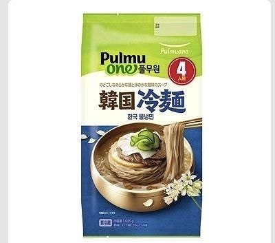Pulmuone 韓国冷麺　4人前　からしソース付　1,620g