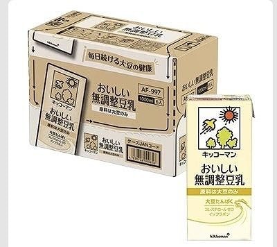 キッコーマン　無調整豆乳　1,000ml×6本