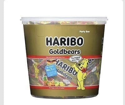 ハリボー　ミニゴールドベアードラム　1,000g