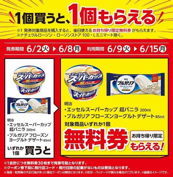 明治　エッセル　スーパーカップ　超バニラ　200ml/明治　ブルガリア　フローズンヨーグルトデザート　85ml