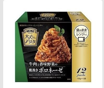 HEINZ 大人むけのパスタ 粗挽きボロネーゼ130g×12袋