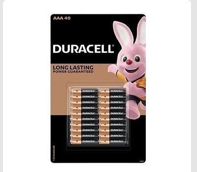 DURACELL　単4アルカリ乾電池　40本パック