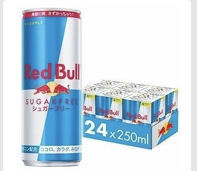 レッドブル エナジードリンク シュガーフリー　250ml×24缶