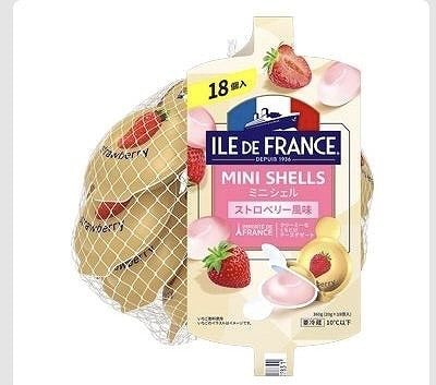 ILE DE FRANCE　ミニシェル　ストロベリー風味　20g×18個