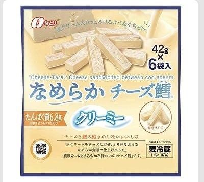なとり　なめらかチーズ鱈　42g×6パック