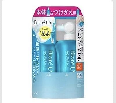 ビオレUV　アクアリッチ　日やけ止め　SPF50＋PA＋＋＋＋エッセンスタイプ120g×2個