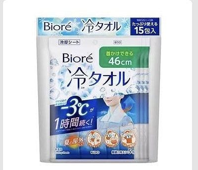 ビオレ　冷タオル　5枚入×3個