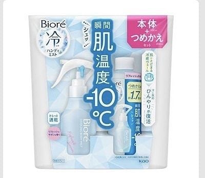 ビオレ　冷ハンディミスト　本体+つめかえ320mlセット