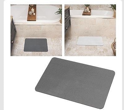 ADDIS 珪藻土バスマット 60cm×39cm×0.9cm