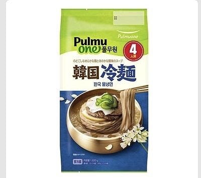 Pulmuone 韓国冷麺　4人前　からしソース付　1,620g