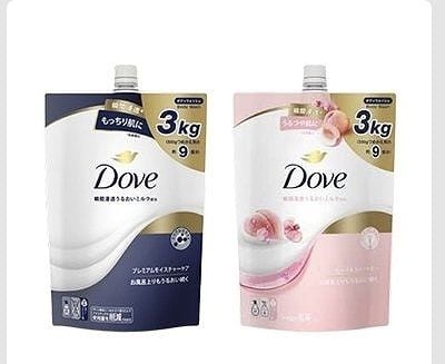 Dove　ボディウォッシュ　プレミアム/ピーチ＆スイートピー　3kg