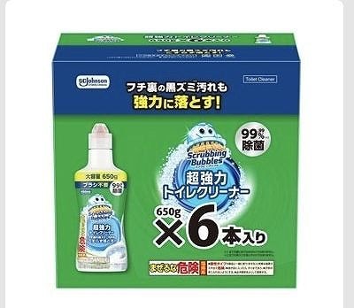 ジョンソン　スクラビングバブル　超強力トイレクリーナー650g×6本