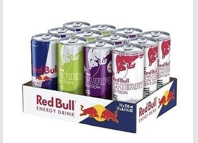 レッドブル　バラエティパック　スプリング・チェリー・グリーン・パープル・エナジー　250ml×12本