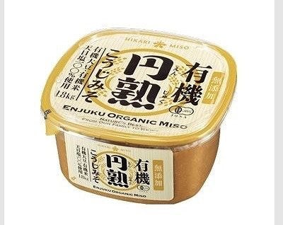 ひかり味噌　有機円熟こうじみそ　1.8kg