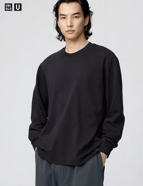 エアリズムコットンクルーネックTシャツ