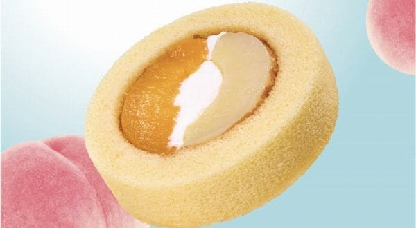 Uchi Café プレミアムロールケーキ白桃＆黄桃