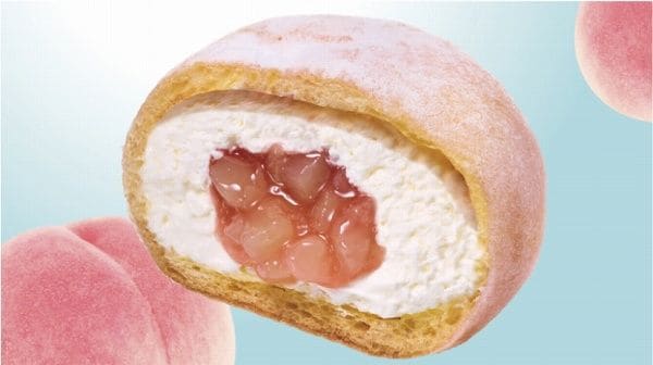 Uchi Café ごろごろとした桃のシュー