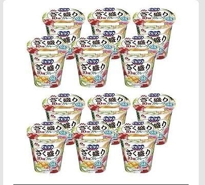 森永乳業　ビヒダス　ざく盛りフルーツヨーグルト　200g×12パック