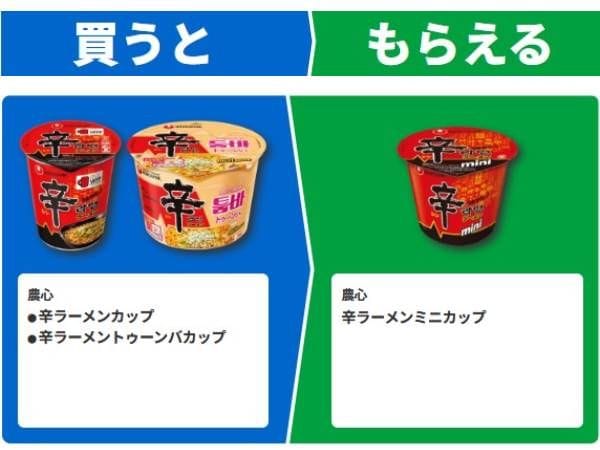 農心　辛ラーメンカップ/辛ラーメントゥーンバカップ