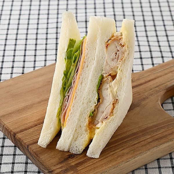 【関西】チキン南蛮とハムレタスサンド