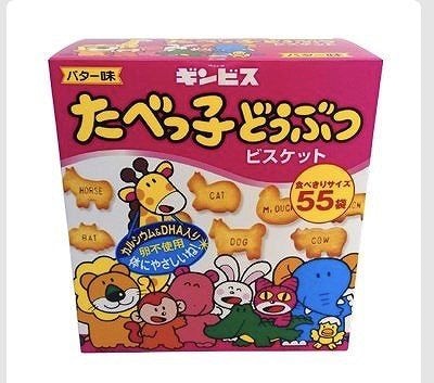 キンビス たべっ子どうぶつ バター味 24g×55袋入